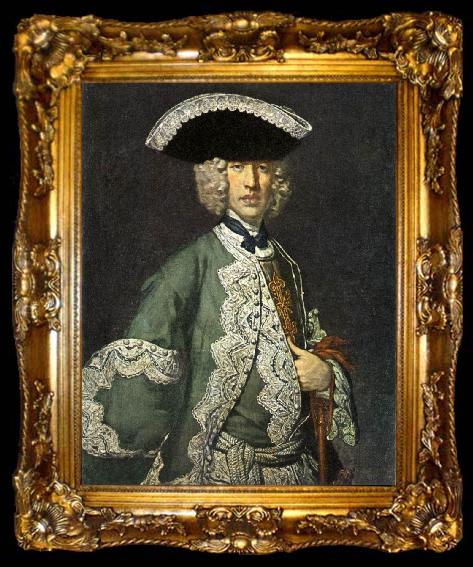 framed  GHISLANDI, Vittore Portrait of a Gentleman sdfg, ta009-2
